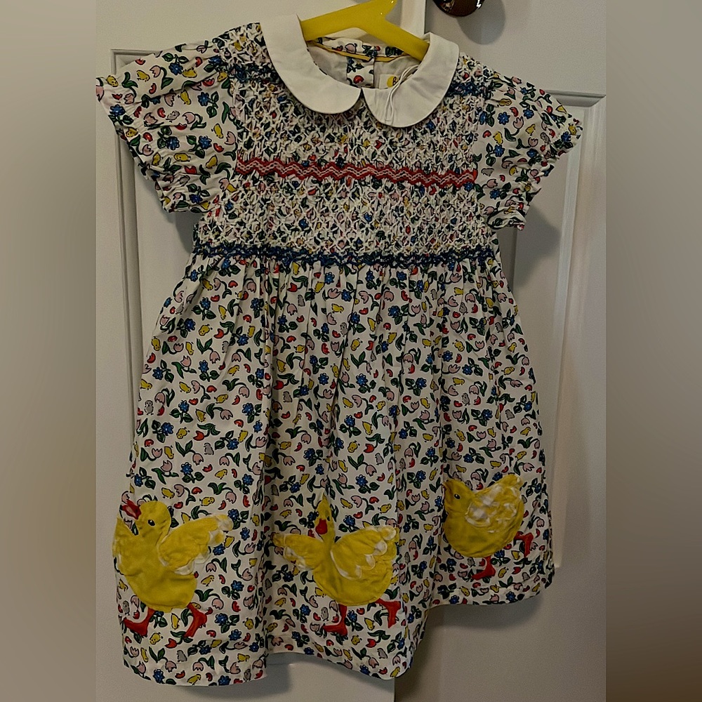 Baby Boden Easter Dress 2-3Y NWOT